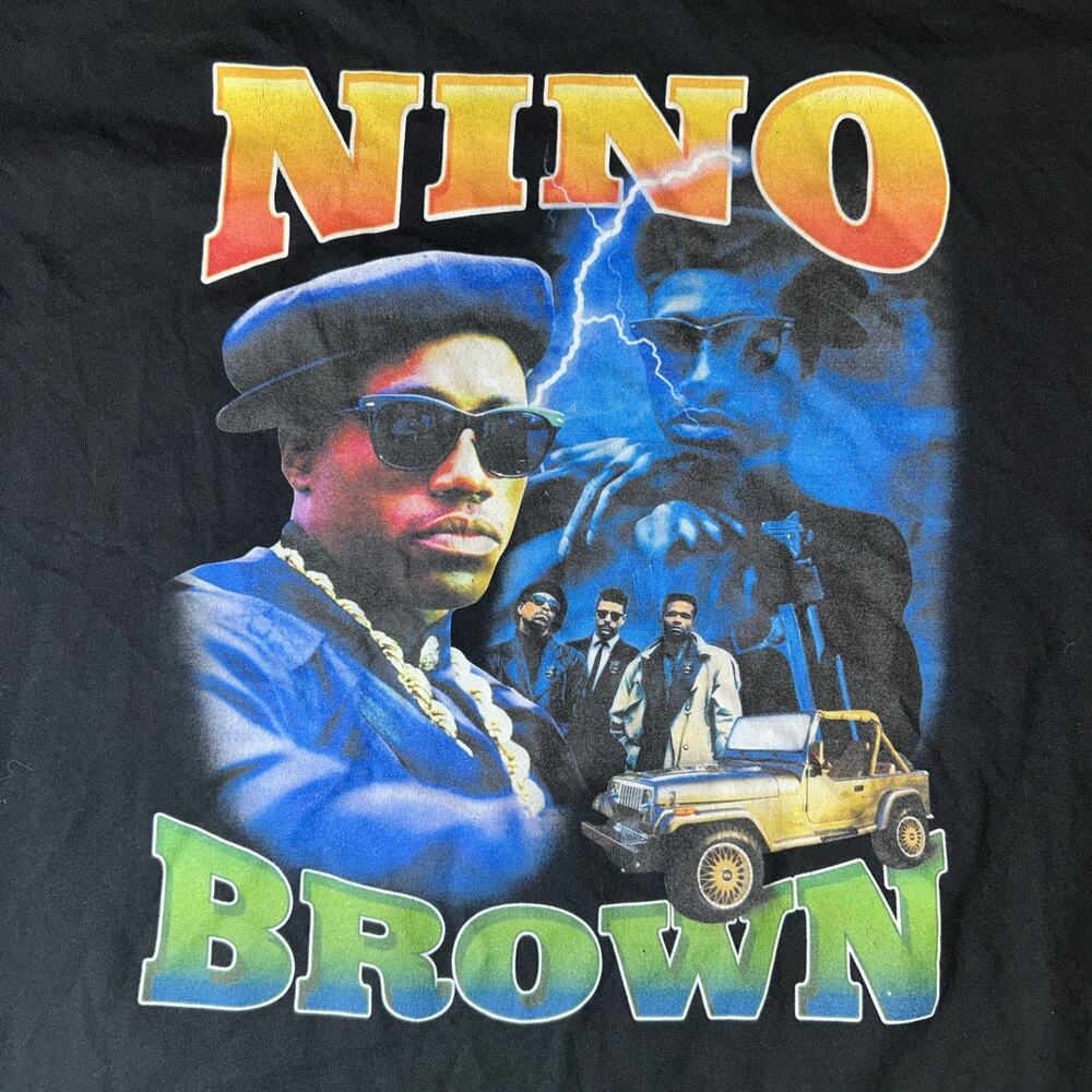 Vintage Nino Brown Ice-T New Jack City TDL T-Shirt Men’s XXL Made in USA GC